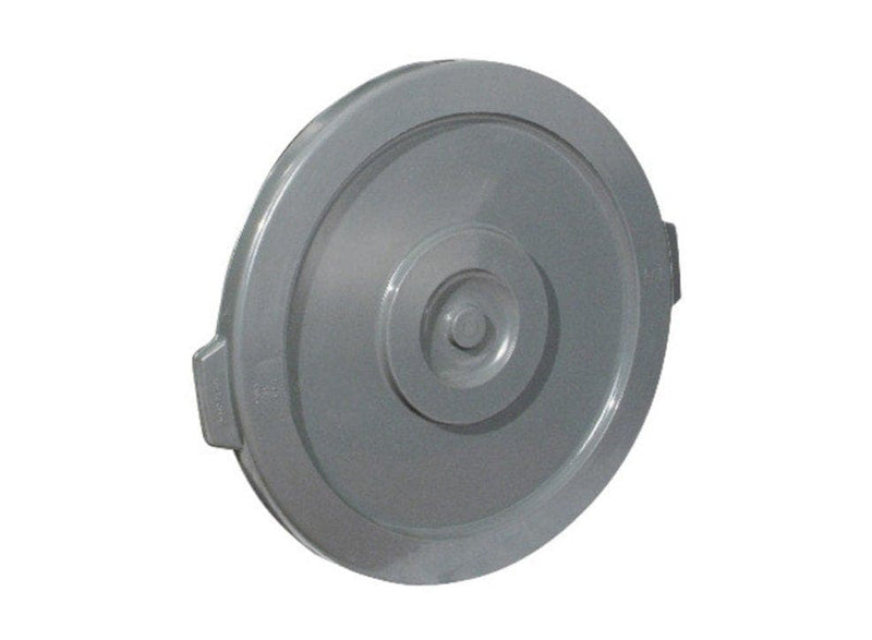 Winco Gray Round Trash Bin Cover - Omni Food Equipment