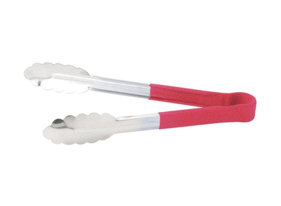 Winco Heat Resistant Heavy Duty Utility Tongs - Various Sizes/Colours - Omni Food Equipment