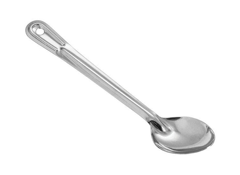 Winco Heavy-Duty Stainless Steel Basting Spoon - Various Sizes - Omni Food Equipment