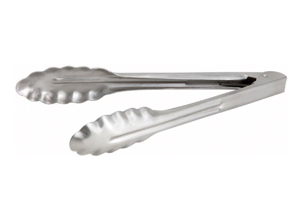 Winco Heavy Stainless Steel Utility Tongs - Various Sizes - Omni Food Equipment
