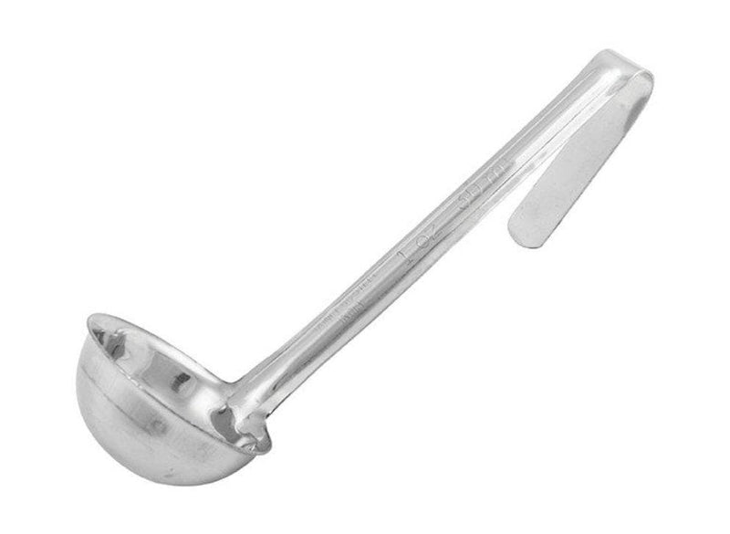 Winco One-Piece Stainless Steel Ladle With 6″ Handle - Various Sizes - Omni Food Equipment
