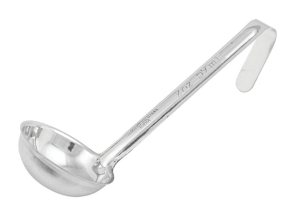 Winco One-Piece Stainless Steel Ladle With 6″ Handle - Various Sizes - Omni Food Equipment
