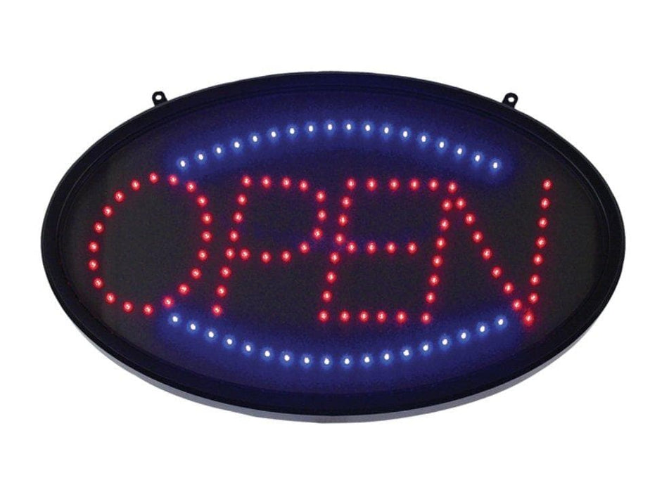 Winco Oval “Open” LED Sign - Omni Food Equipment