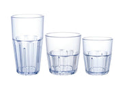 Winco Plastic Havana Tumbler (Pack of 12) - Various Sizes - Omni Food Equipment
