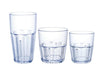 Winco Plastic Havana Tumbler (Pack of 12) - Various Sizes - Omni Food Equipment
