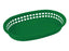 Winco Shallow Oval Platter Baskets (Pack of 12) - Various Colours - Omni Food Equipment