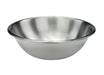 Winco Shallow Stainless Steel Heavy-Duty Mixing Bowl - Various Sizes - Omni Food Equipment
