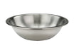 Winco Shallow Stainless Steel Heavy-Duty Mixing Bowl - Various Sizes - Omni Food Equipment