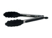 Winco Silicone Grip Stainless Steel Utility Tongs With Lock - Various Sizes - Omni Food Equipment