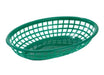 Winco Small Oval Fast Food Basket (Pack of 12) - Various Colours - Omni Food Equipment