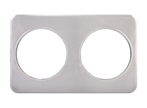 Winco Stainless Steel Adapter Plate For Soup Inserts - Various Sizes - Omni Food Equipment
