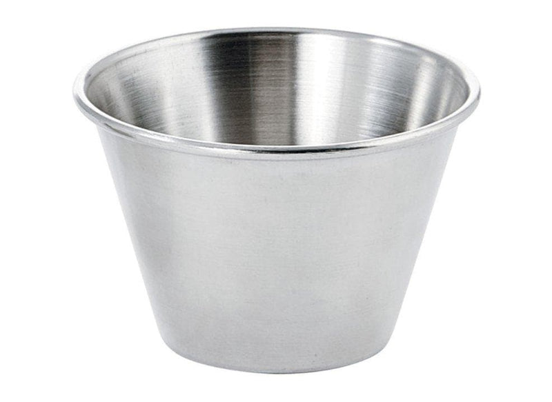 Winco Stainless Steel Condiment Cup (Pack of 12) - Various Sizes - Omni Food Equipment