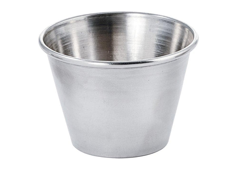 Winco Stainless Steel Condiment Cup (Pack of 12) - Various Sizes - Omni Food Equipment