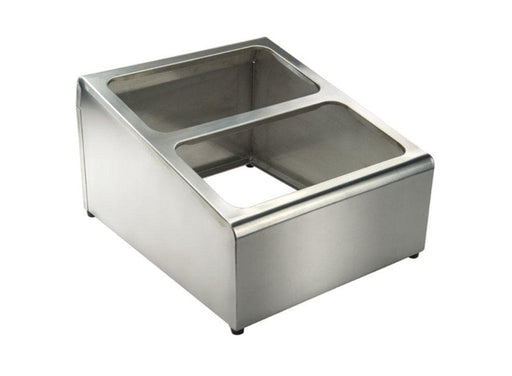 Winco Stainless Steel Condiment Holder (Fits Steam Table Pans) - Omni Food Equipment