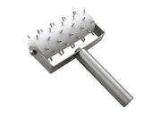 Winco Stainless Steel Dough Roller Docker - Various Sizes - Omni Food Equipment