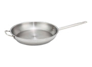 Winco Stainless Steel Fry Pan - Various Sizes - Omni Food Equipment