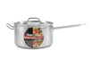 Winco Stainless Steel Sauce Pan With Cover - Various Sizes - Omni Food Equipment