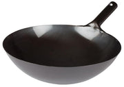Winco Stainless Steel/Carbon Steel Chinese Wok - Various Sizes - Omni Food Equipment