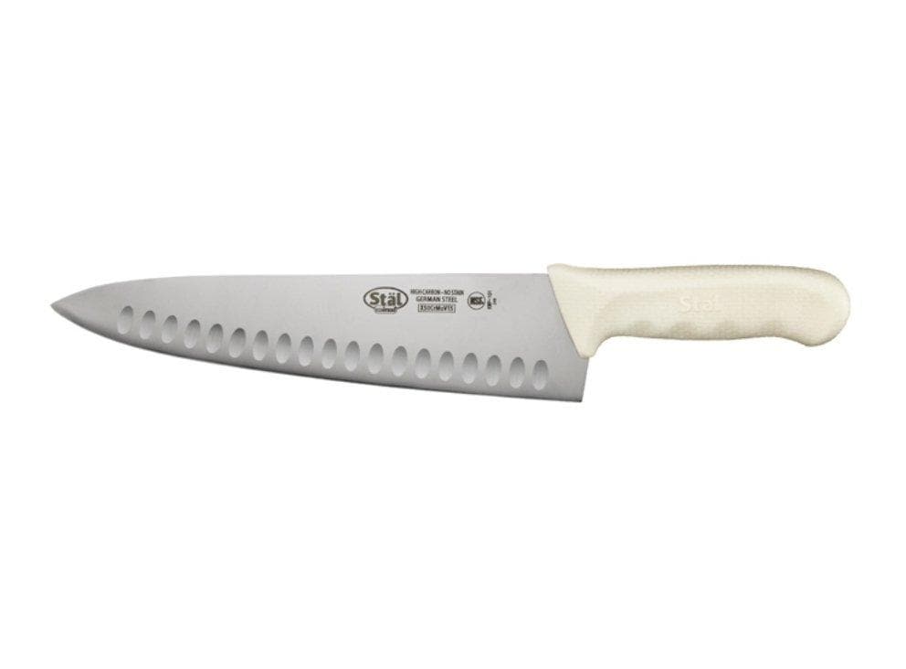 Winco Stäl 10″ Chef’s Knife, Hollow Ground - Omni Food Equipment