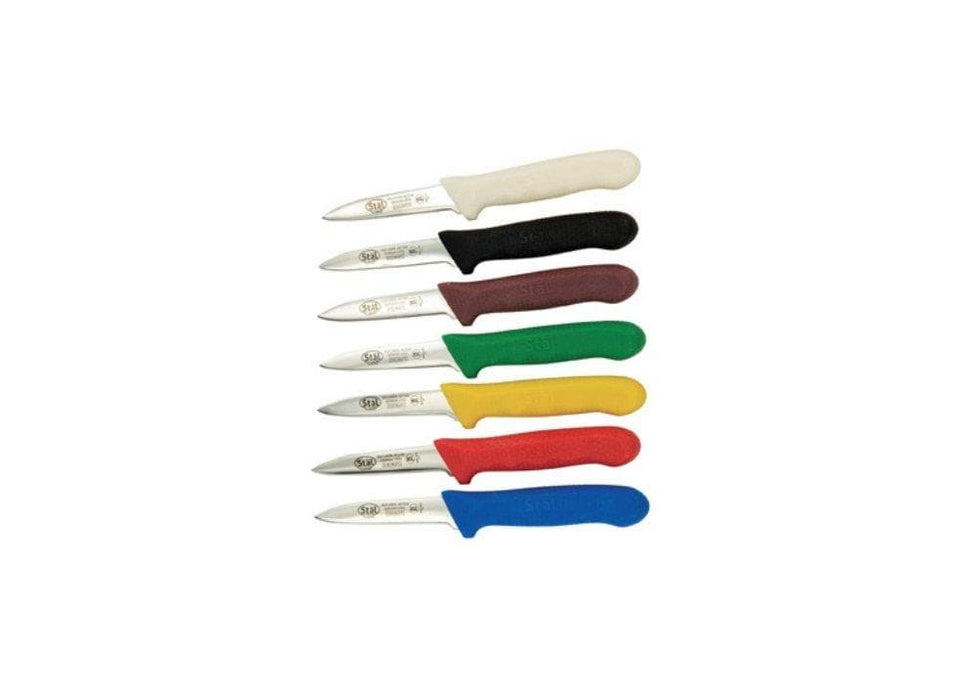 Winco Stäl 3 1/4″ Paring Knife - Various Colours - Omni Food Equipment