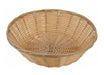 Winco Tan Poly Woven Baskets (Pack of 12) - Various Sizes - Omni Food Equipment