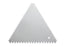 Winco Triangle Cake Decorating Combs (Pack of 6) - Omni Food Equipment