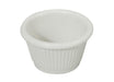 Winco White Fluted Ramekins (Pack of 12) - Various Sizes - Omni Food Equipment