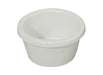 Winco White Fluted Ramekins (Pack of 12) - Various Sizes - Omni Food Equipment