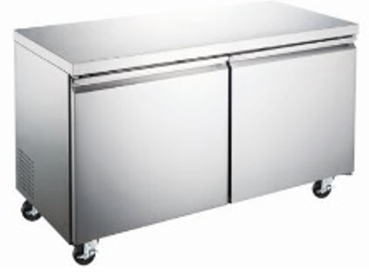 Canco WTR-47 Double Doors Undercounter Stainless Steel Refrigerator